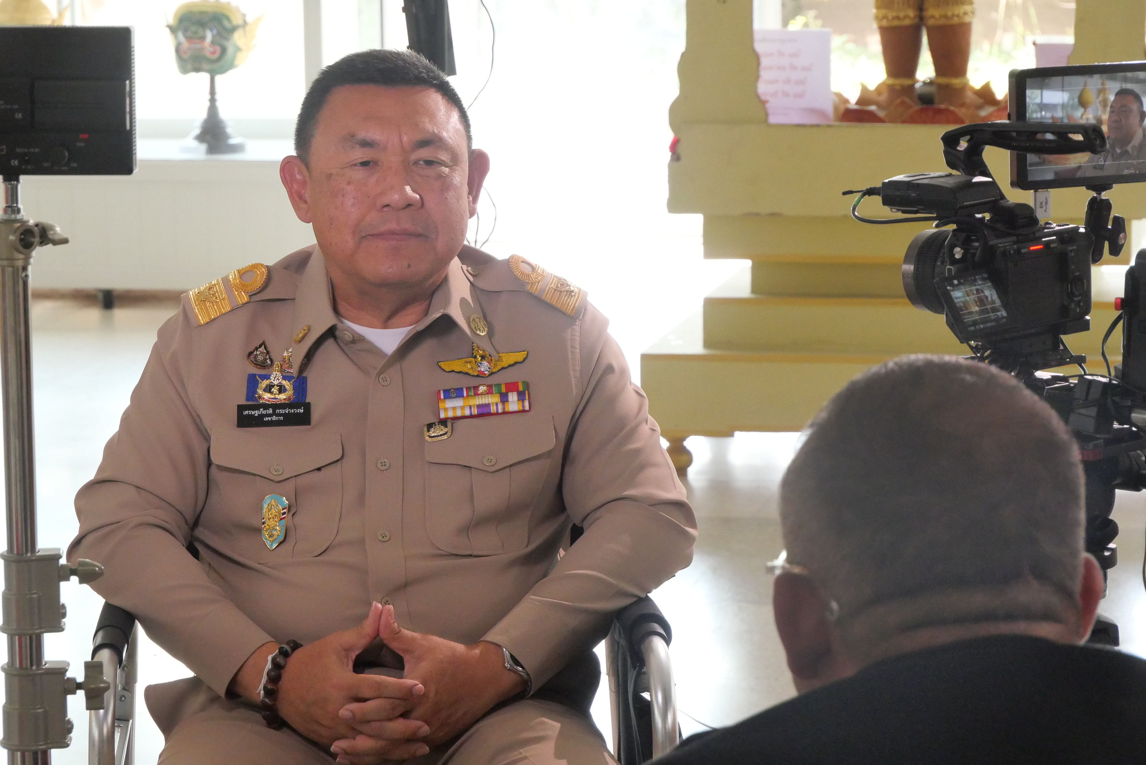 title - เลขาธิการ ส.ป.ก. บันทึกเทปให้สัมภาษณ์ภาพยนตร์สารคดีชุด “สืบสาน สร้างสุข ปวงประชา” และตรวจติดตามการดำเนินงานในพื้นที่เขตปฏิรูปที่ดิน ณ จังหวัดพระนครศรีอยุธยา